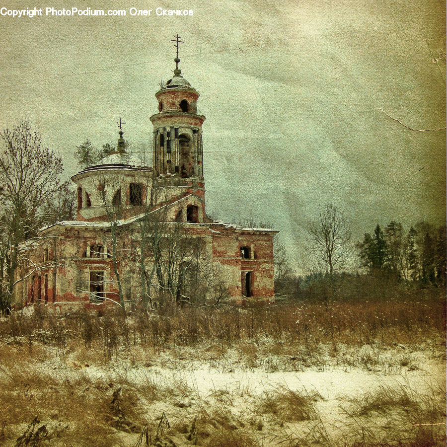 Architecture, Bell Tower, Clock Tower, Tower, Mansion, Housing, Monastery
