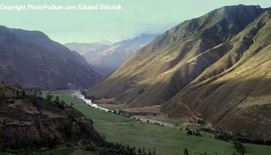 Mountain, Outdoors, Valley, Soil, Canyon, Arctic, Glacier