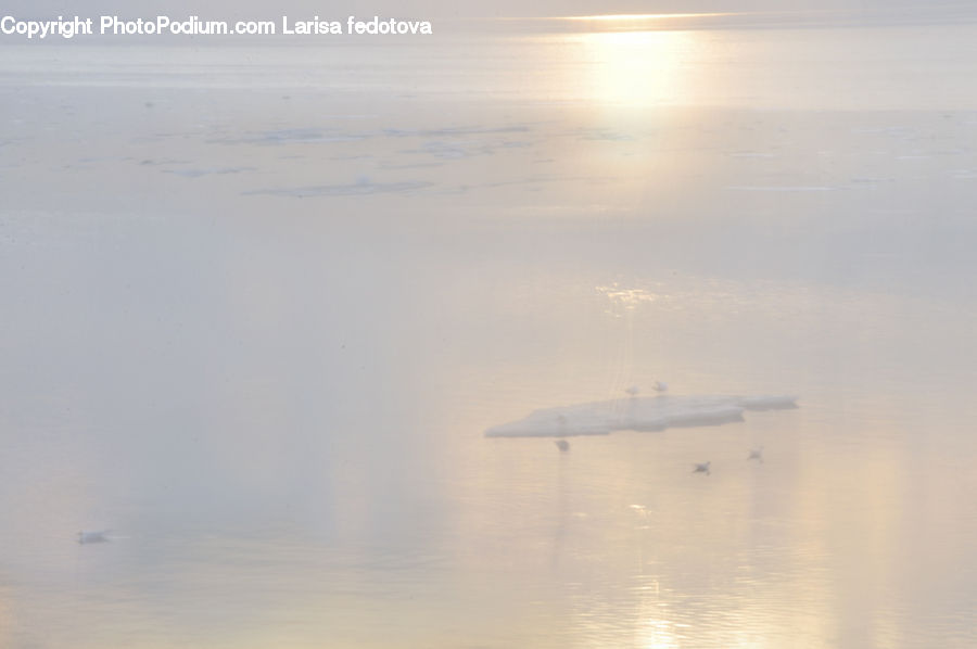 Fog, Boat, Dinghy, Outdoors, Sea, Water