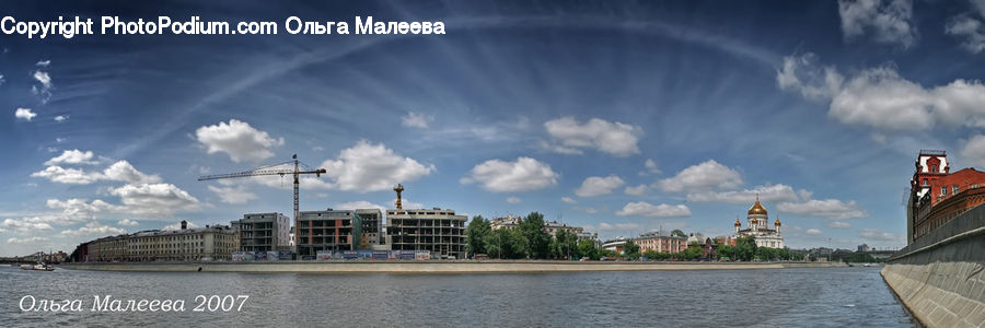 Waterfront, Azure Sky, Cloud, Outdoors, Sky, Dock, Port