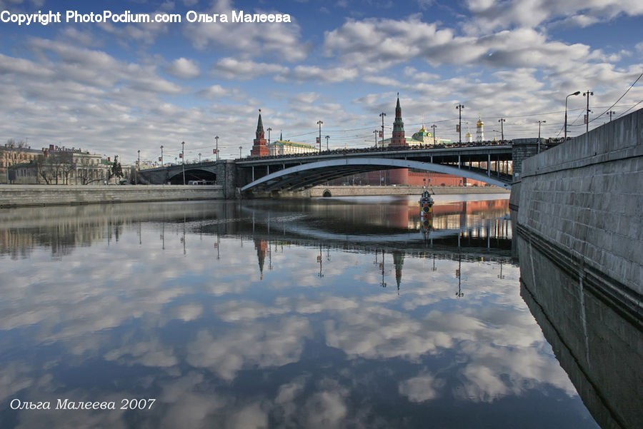 Ice Skating, Rink, Bridge, Arena, Canal, Outdoors, River