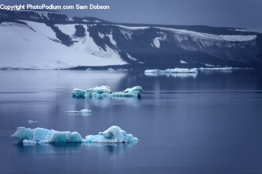Arctic, Ice, Iceberg, Outdoors, Snow, Glacier, Mountain