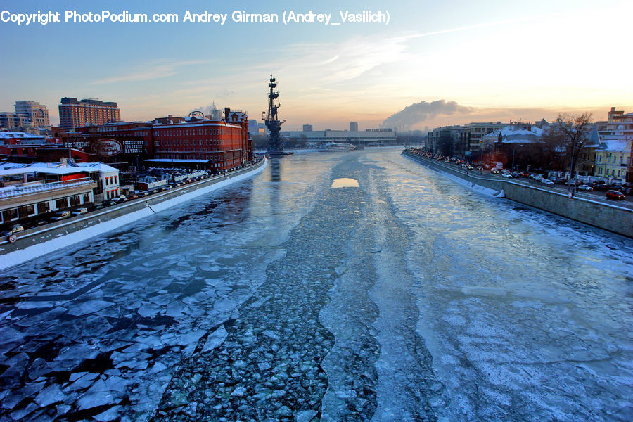 Cruise Ship, Ocean Liner, Ship, Vessel, Canal, Outdoors, River