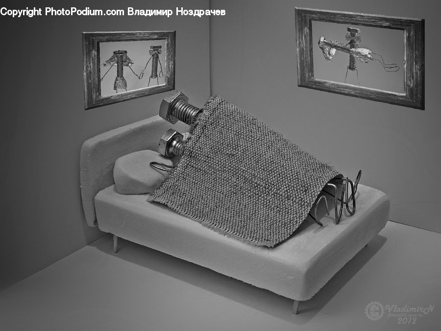 Art, Bedroom, Indoors, Room, Furniture, Cushion, Home Decor