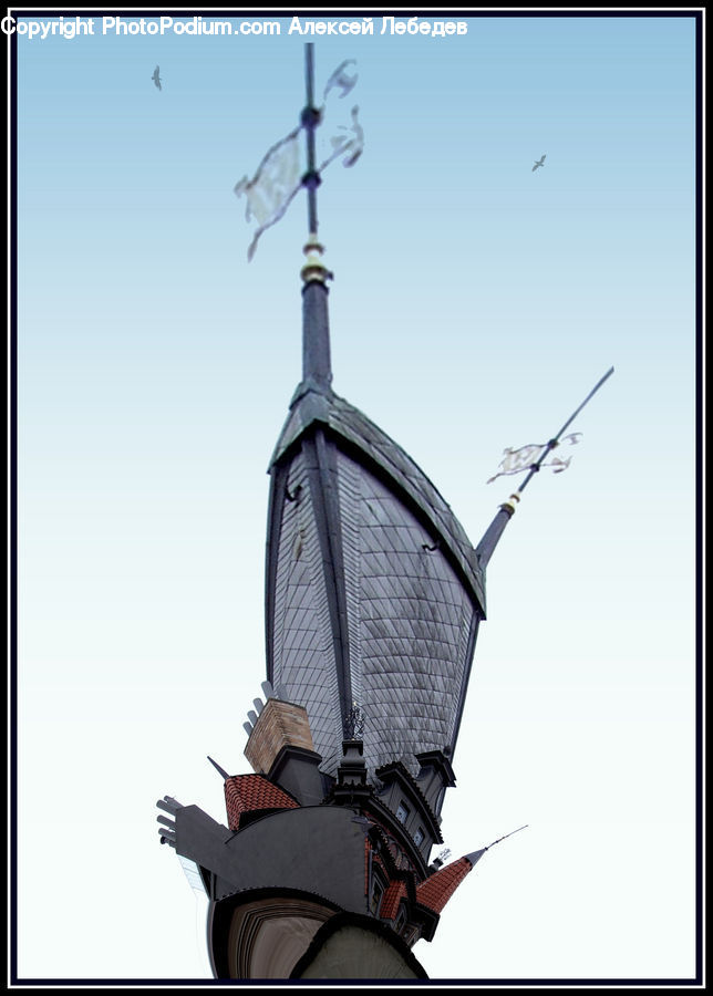 Antenna, Architecture, Tower, Spire, Steeple, Lamp Post, Pole