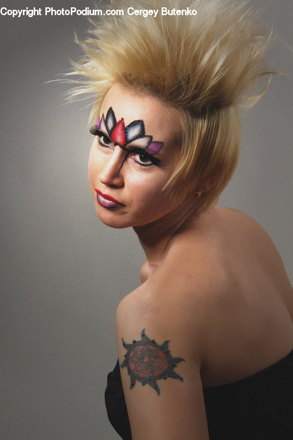 People, Person, Human, Tattoo, Female, Girl, Face