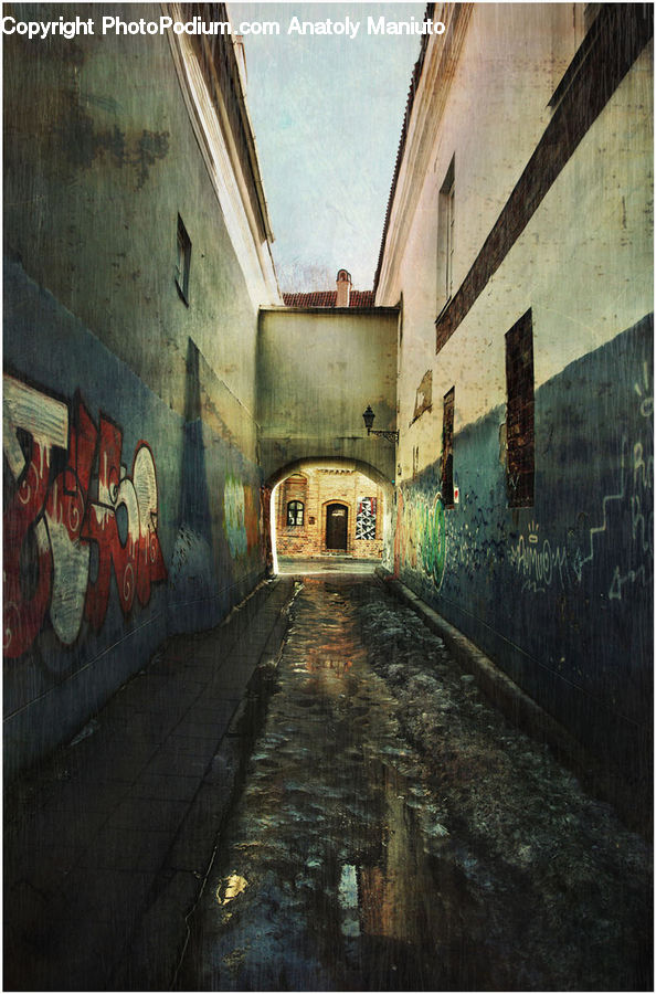 Corridor, Arch, Castle, Fort, Architecture, Housing, Monastery