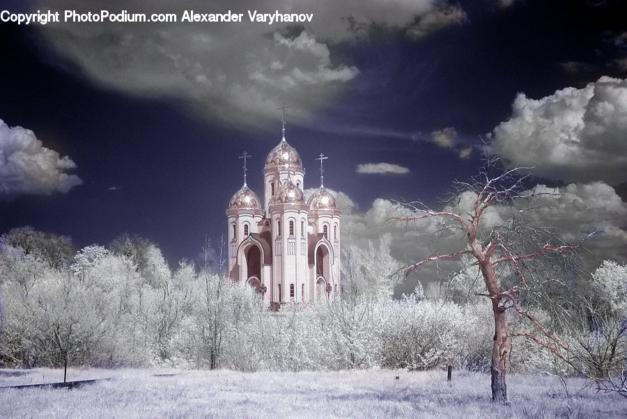 Outdoors, Storm, Weather, Architecture, Church, Worship, Cloud