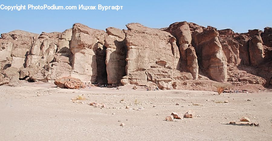 Arch, Ancient Egypt, Cliff, Outdoors, Rock, Sand, Soil