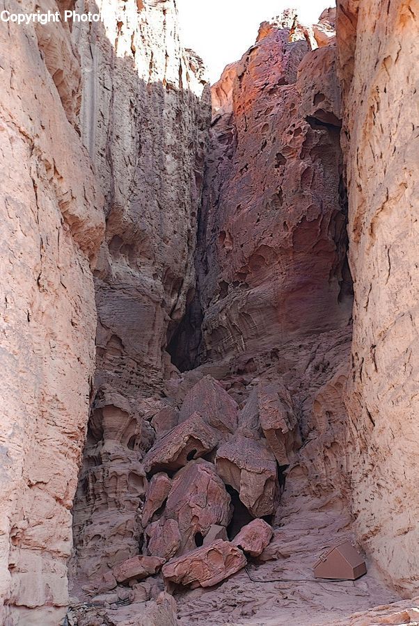 Canyon, Outdoors, Valley, Rock, Cliff, Ground, Soil