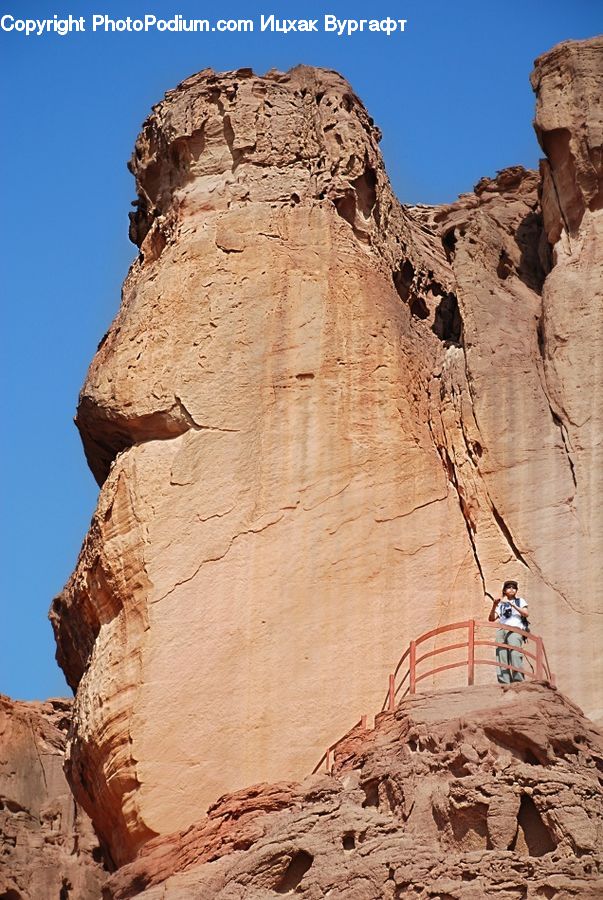 Cliff, Outdoors, Adventure, Climbing, Sport, Castle, Fort