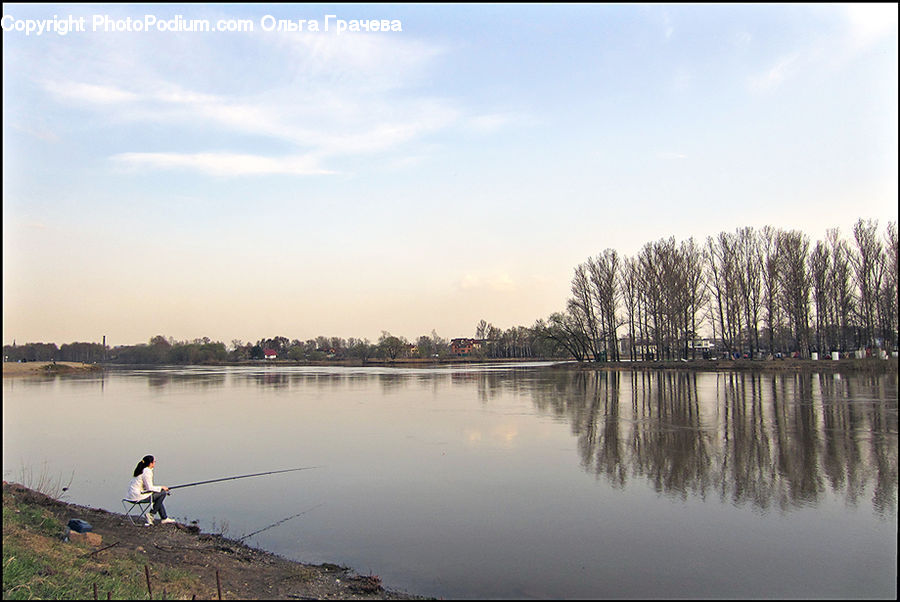 Lake, Outdoors, Water, Landscape, Nature, Scenery, Building