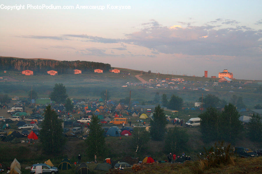 Camping, Mountain Tent, Tent, Dawn, Dusk, Sky, Sunrise