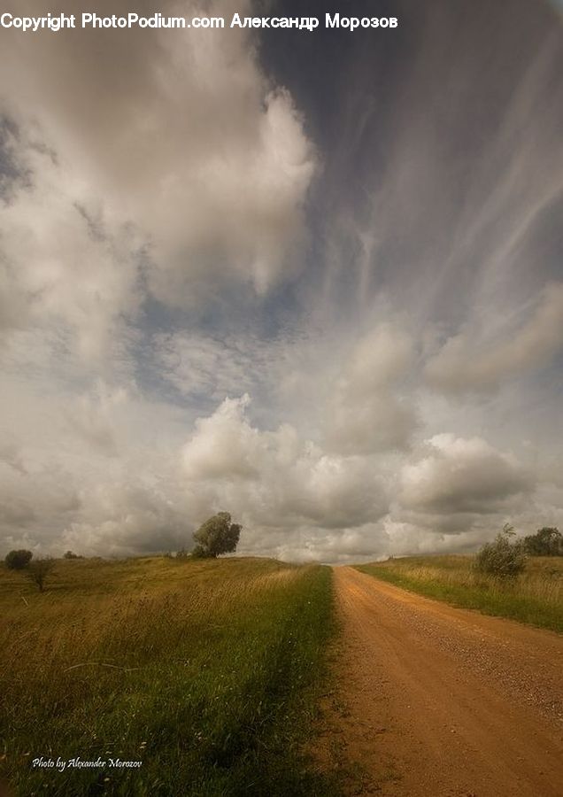 Dirt Road, Gravel, Road, Landscape, Nature, Scenery