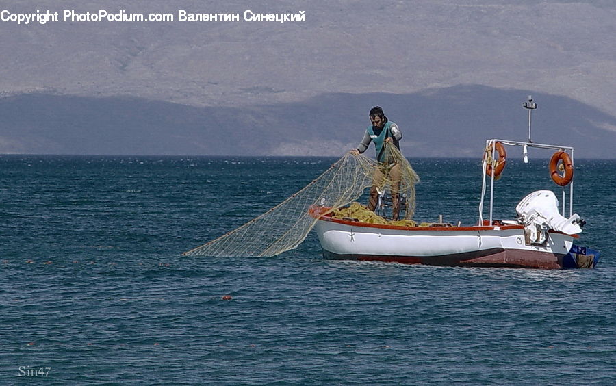 Boat, Watercraft, People, Person, Human, Dinghy, Dock