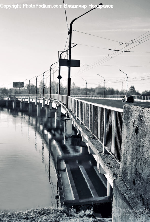 Dock, Pier, Landing, City, Downtown, Urban