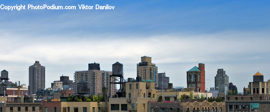 City, Downtown, Metropolis, Urban, Building, Architecture, Housing