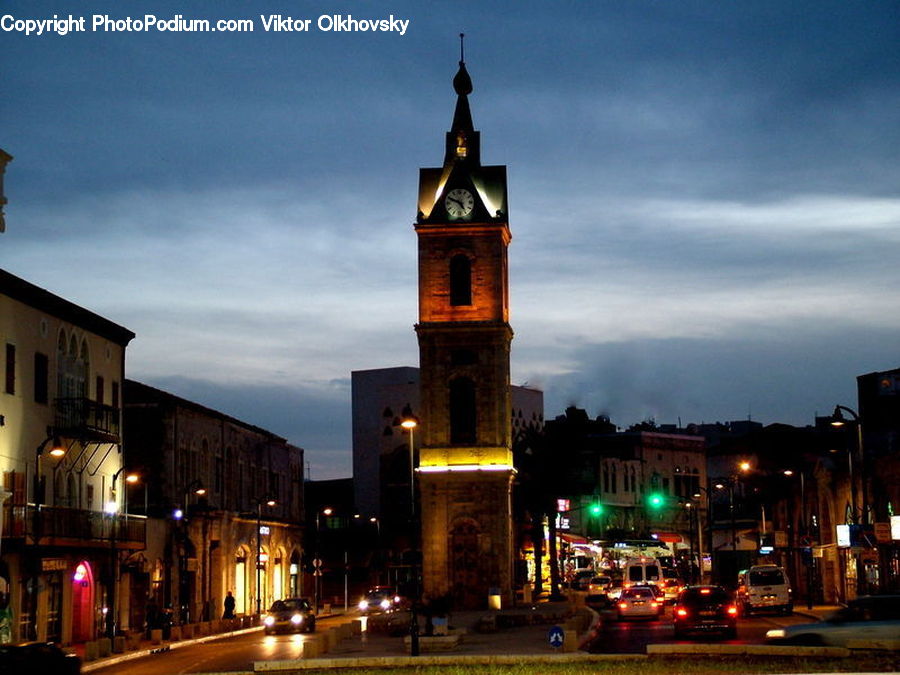 Architecture, Bell Tower, Clock Tower, Tower, Downtown, Neighborhood, Town
