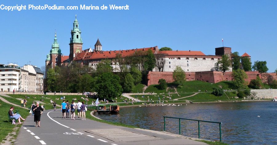 Castle, Ditch, Fort, Moat, Architecture, Housing, Monastery