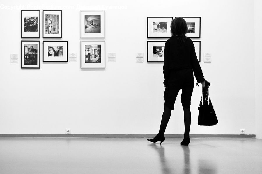 People, Person, Human, Silhouette, Art, Art Gallery, Furniture