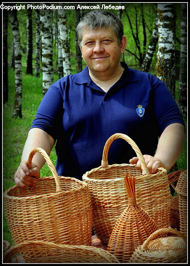 Human, People, Person, Basket
