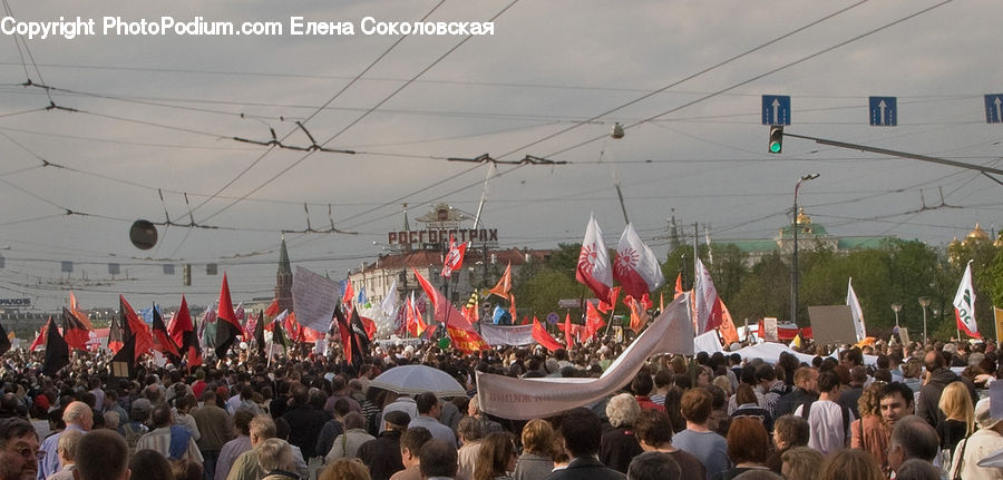 Crowd, Parade, Carnival, Festival