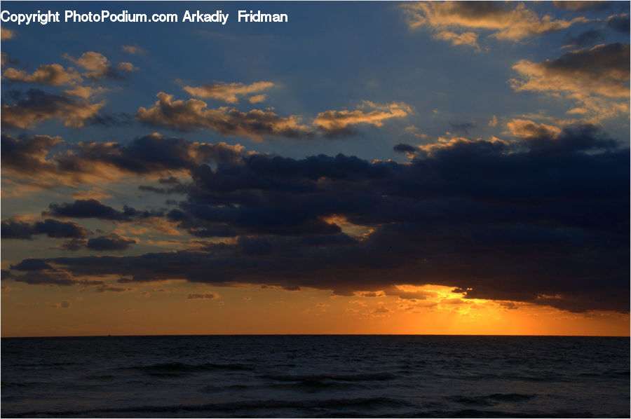 Azure Sky, Cloud, Outdoors, Sky, Dusk, Sunlight, Sunrise
