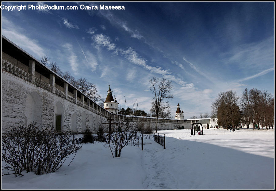 Landscape, Nature, Scenery, Ice, Outdoors, Snow, Building