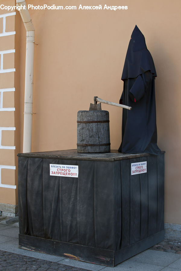 Furniture, Costume, Cap, Hat, Box, Crate, Chest