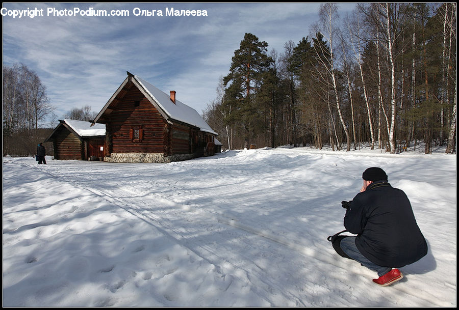 Human, People, Person, Building, Cottage, Housing, Hut