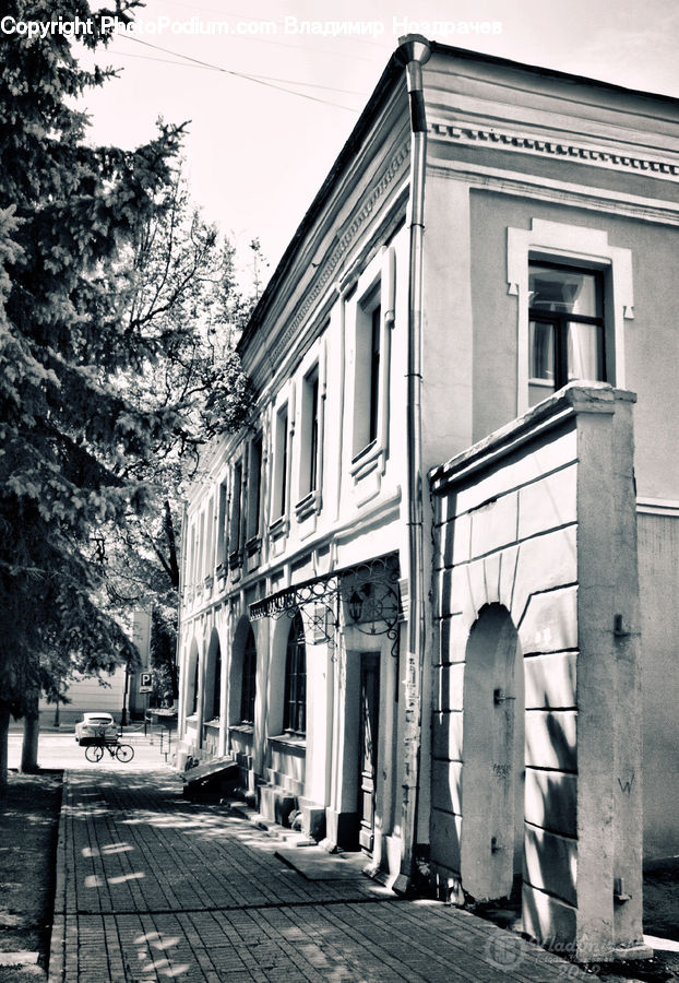 Alley, Alleyway, Road, Street, Town, Architecture, Mansion