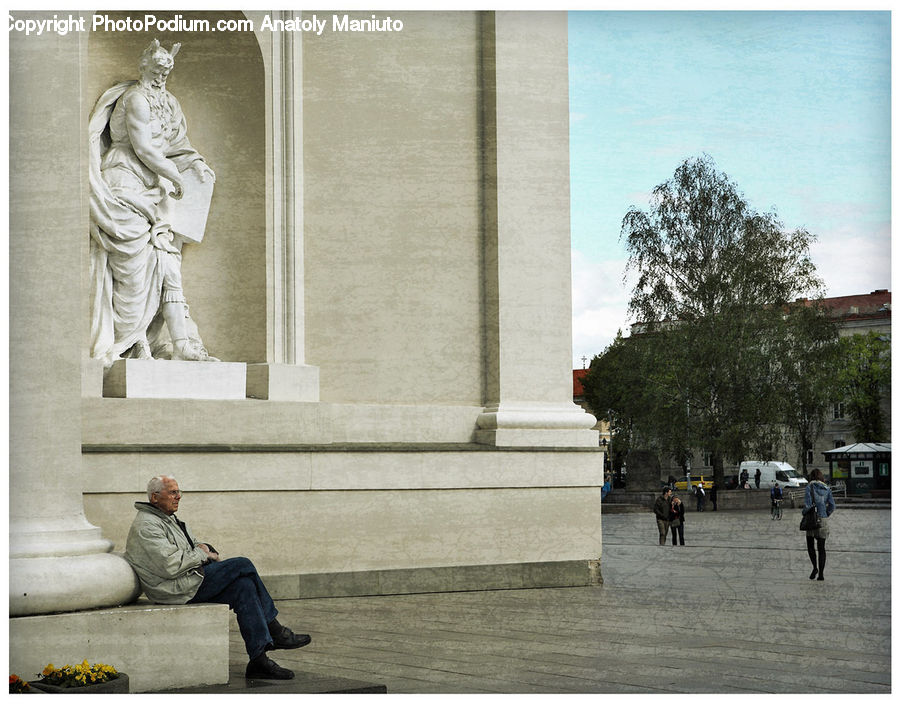 People, Person, Human, Art, Modern Art, Bench, Sculpture