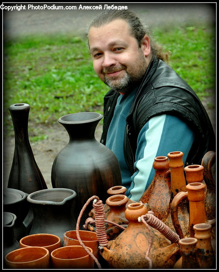 People, Person, Human, Jug, Pitcher, Water Jug, Pot
