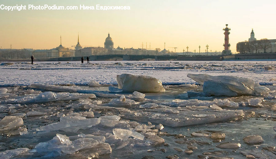Arctic, Snow, Winter, Ice, Iceberg, Outdoors, Architecture