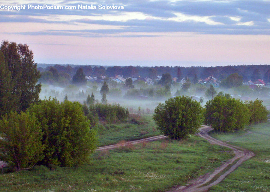 Dirt Road, Gravel, Road, Dawn, Dusk, Sky, Sunrise