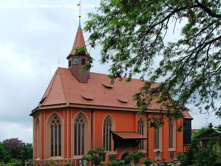 Architecture, Spire, Steeple, Tower, Church, Worship, Brick