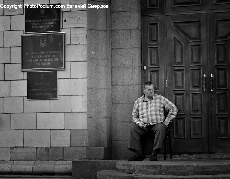 Human, People, Person, Plaque, Brick, City, Downtown