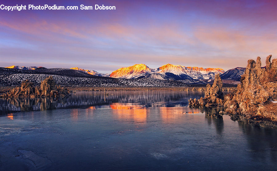 Dawn, Dusk, Sky, Sunrise, Sunset, Outdoors, River