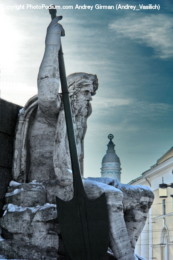 Art, Gargoyle, Statue, Architecture, Dome, Bell Tower, Clock Tower