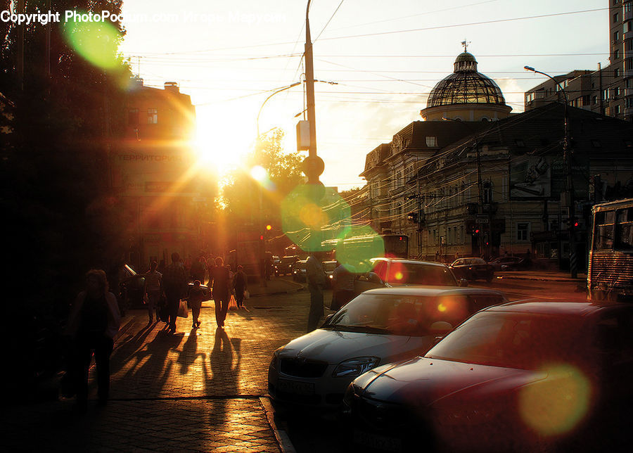 Architecture, Dome, Headlight, Light, Cab, Car, Taxi