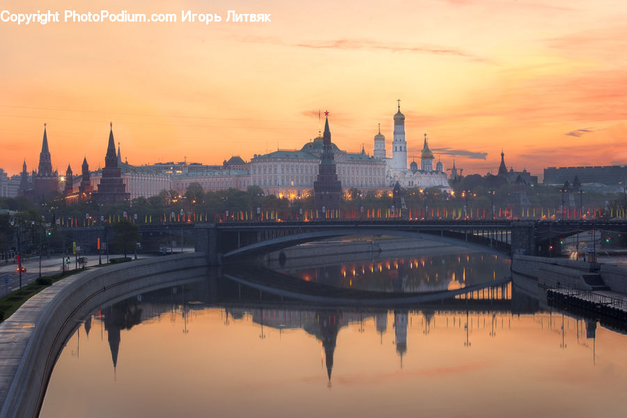 Dawn, Dusk, Sky, Sunrise, Sunset, Train, Vehicle