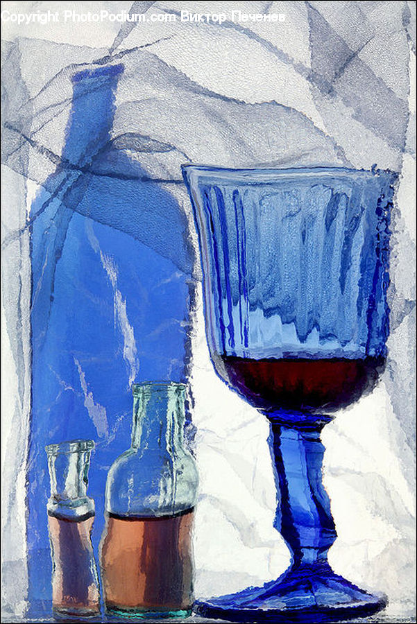 Glass, Goblet, Water, Beverage, Drink, Bottle, Mineral Water