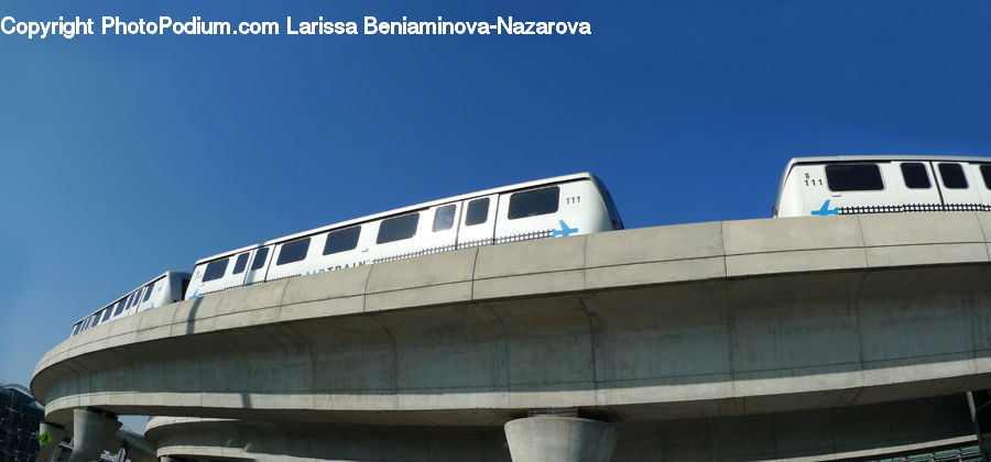 Monorail, Railway, Train, Vehicle, Cruise Ship, Ferry, Freighter