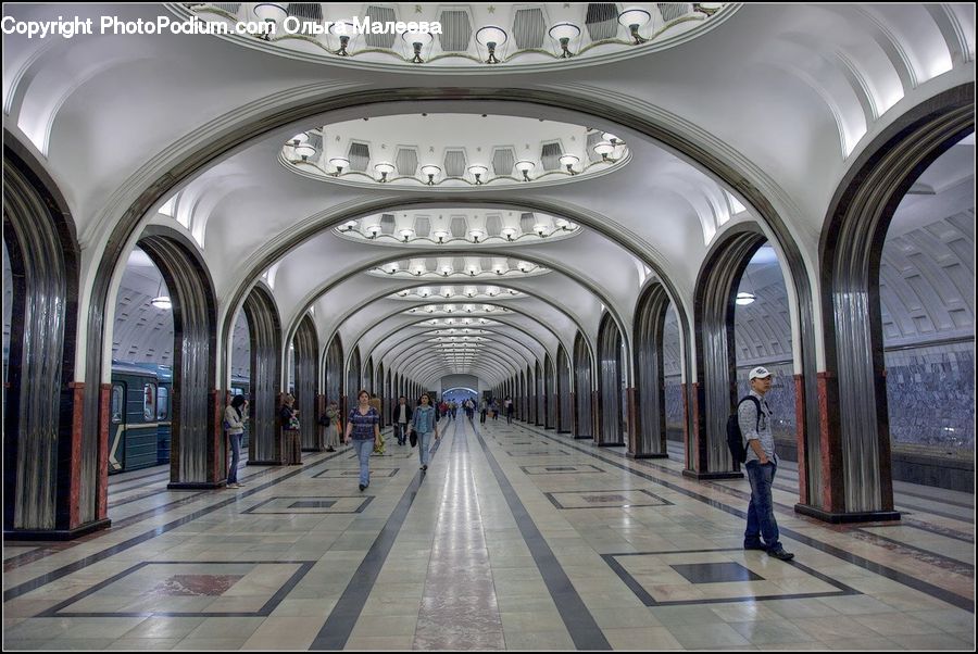 Path, Sidewalk, Walkway, Aisle, Corridor, Subway, Train