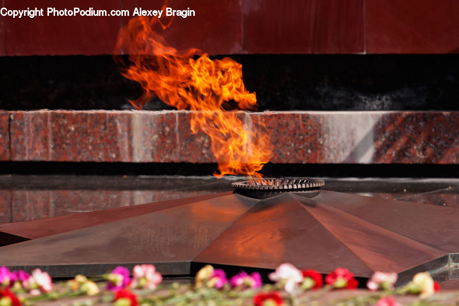 Fire, Flame, Fireplace, Hearth