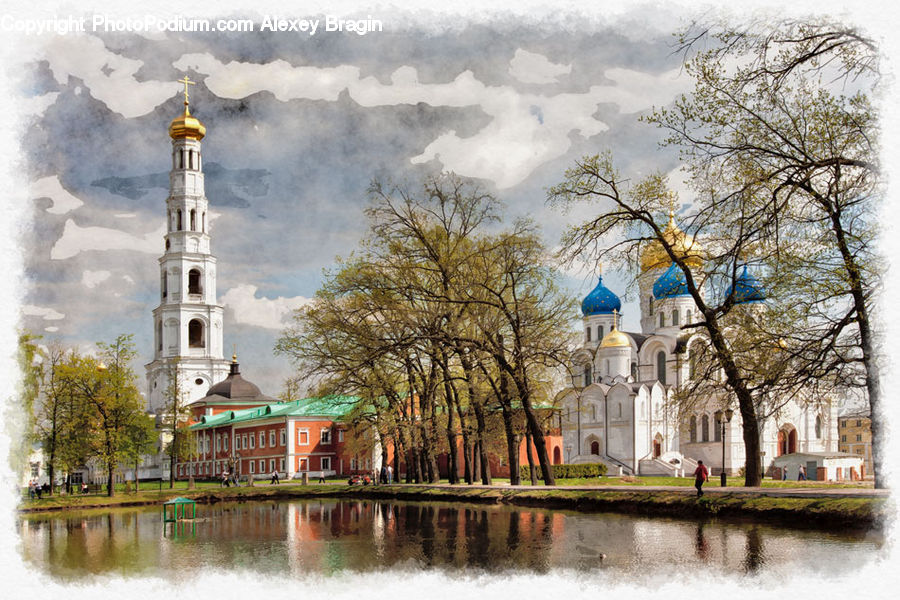 Architecture, Bell Tower, Clock Tower, Tower, Dome, Mosque, Worship
