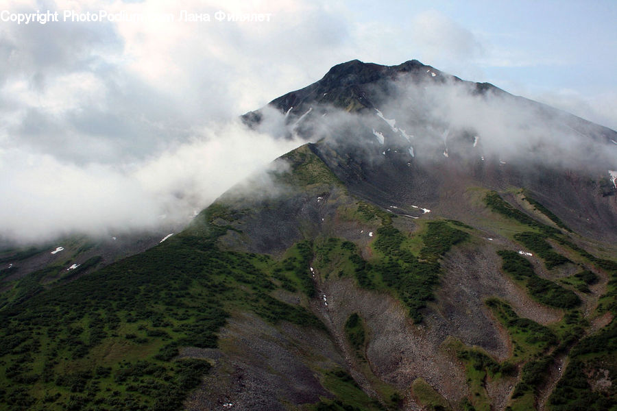 Crest, Mountain, Outdoors, Peak, Mountain Range, Plateau, Landscape