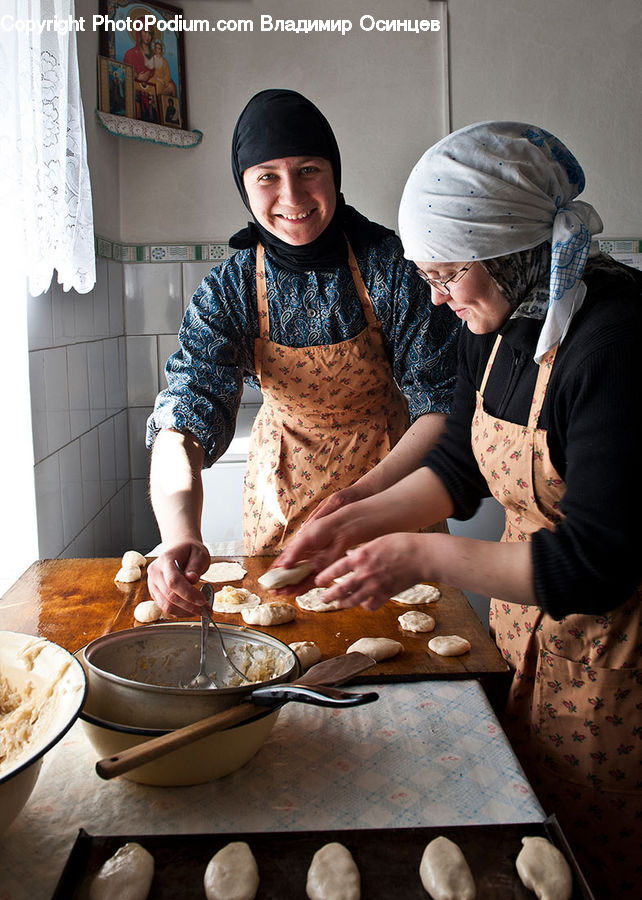 People, Person, Human, Dough, Food, Bowl, Bakery