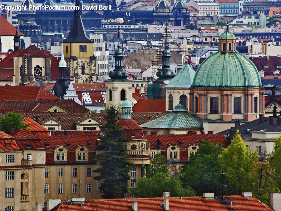 Roof, Downtown, Neighborhood, Town, Building, Housing, Villa