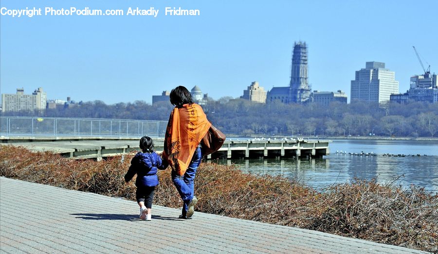 People, Person, Human, Waterfront, Boardwalk, Deck, Path